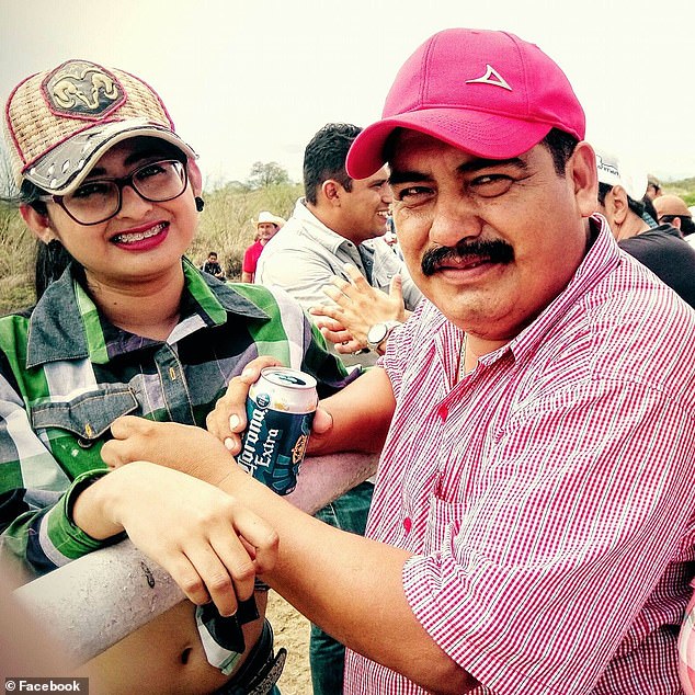 While filming the gruesome images of the 14 victims inside the garbage truck, one of the alleged Sinaloa Cartel members claimed that his activities were supported by Ataulfo ​​López (right), a local farmer whose daughter Lucero López (left), was killed on May 16 while campaigning for mayor of La Concordia, a city in the southern Mexican state of Chiapas.