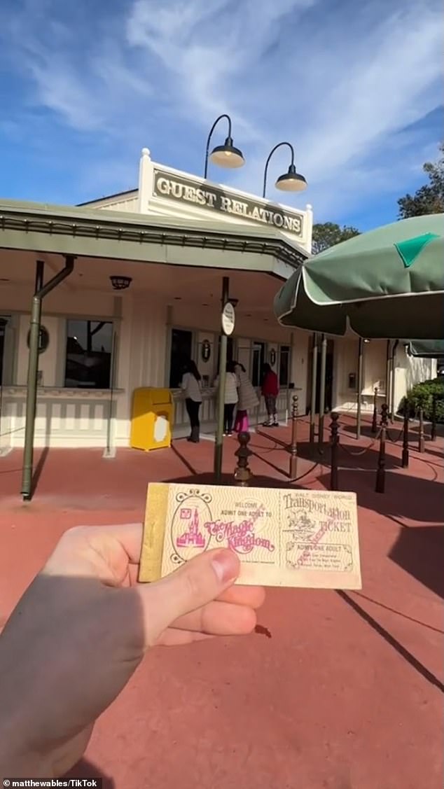 At one point, he presents the crumpled paper as a way to stave off inflation, as price increases at Disney parks have caused its profits to soar. This is despite the drop in visitor numbers seen after the pandemic, when the parks closed their doors for months.