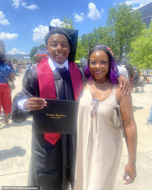 KeKe was absent from her social media in June. She last posted anything on Instagram in May. One of her posts was celebrating her oldest son Amaree's high school graduation (the duo is pictured with her).