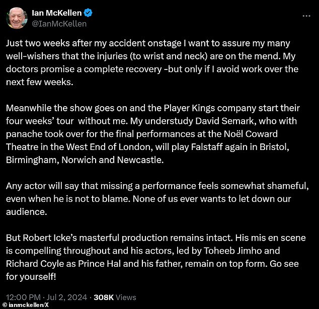 1719980082 683 Sir Ian McKellen 85 reveals he suffered wrist and neck