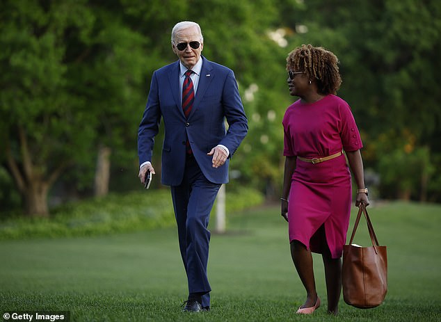 Jean-Pierre was forced to give her own explanation for the president's poor performance in the debate from the White House podium on Tuesday.