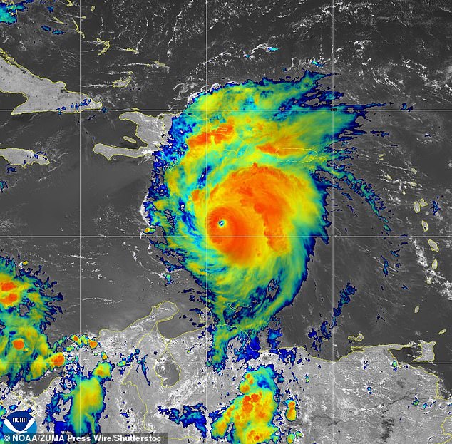 The storm is expected to begin to lose some of its intensity, but will remain a significant storm when it passes near or over Jamaica early Wednesday morning.