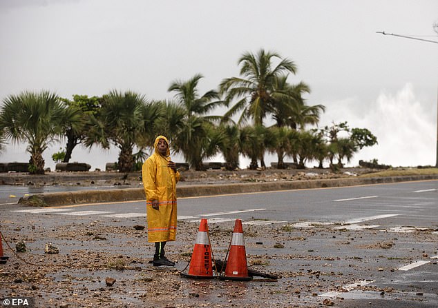 Across the Caribbean, photos and videos showed debris in streets and fallen trees.