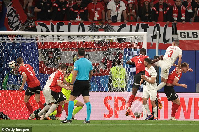 Demiral headed his second goal from a corner before making the gesture of 