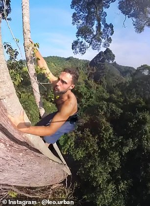 Leo grew up in the mountains of Andorra and has been practicing parkour and climbing for almost 20 years.