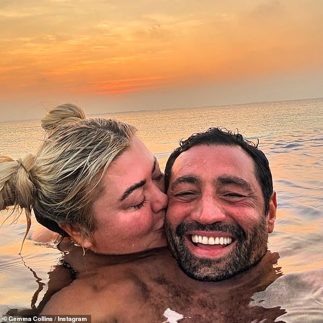 Gemma is engaged to Rami Hawash for the third time after the businessman proposed during their idyllic getaway to the Maldives in February.