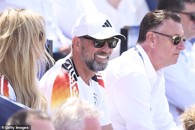 Klopp was recently seen watching tennis at the Mallorca Championships in Palma