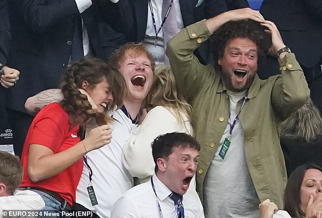 It came after Ed could not hide his elation as England recovered from an early scare to beat Slovakia 2-1 in a thrilling Euro 2024 last-16 tie on Sunday.