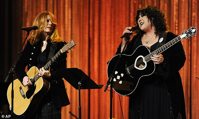 Ann and her sister Nancy Wilson, 70, previously cancelled a series of concerts in June and July in Europe due to medical problems; seen in 2009 in Los Angeles