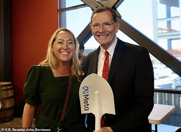 The 715,000-square-foot center is scheduled to open in 2027. Sens. John Barrasso and Cynthia Lummis, both Republicans from Wyoming, were on hand to unveil the plans.