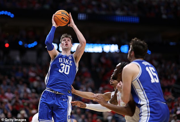 As a sophomore, Filipowski led Duke to the top eight of this year's NCAA March Madness.