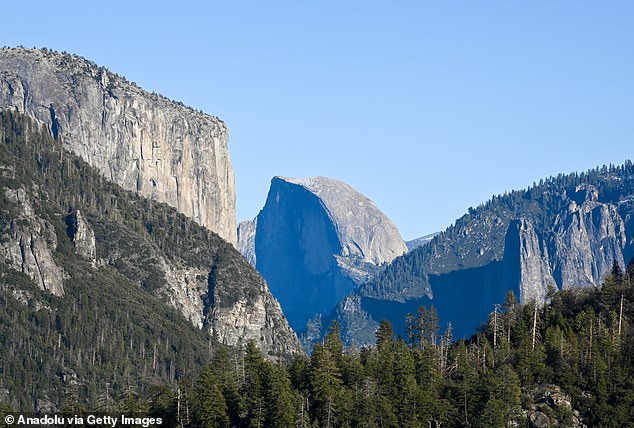 National parks will remain open during the holiday. Pictured: Yosemite National Park in California