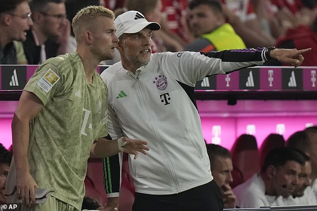 Former Bayern Munich manager Thomas Tuchel had a hard time working with De Ligt last season