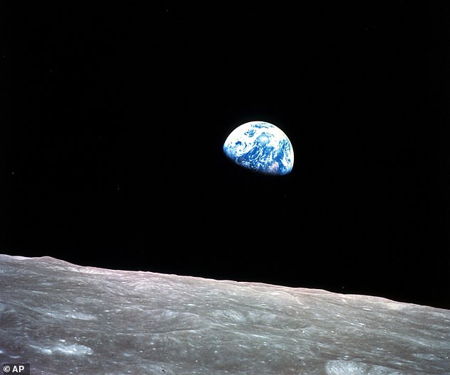 Anders took a famous photograph of the Earth and part of the Moon's surface, called Earthrise, during the Apollo 8 mission.