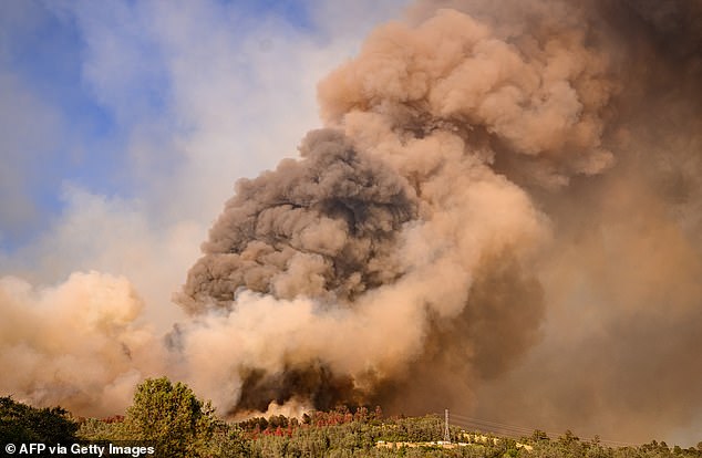 Due to the fires, about 13,000 people east of Lake Oroville have been ordered to evacuate, according to the Butte County Sheriff's Office.