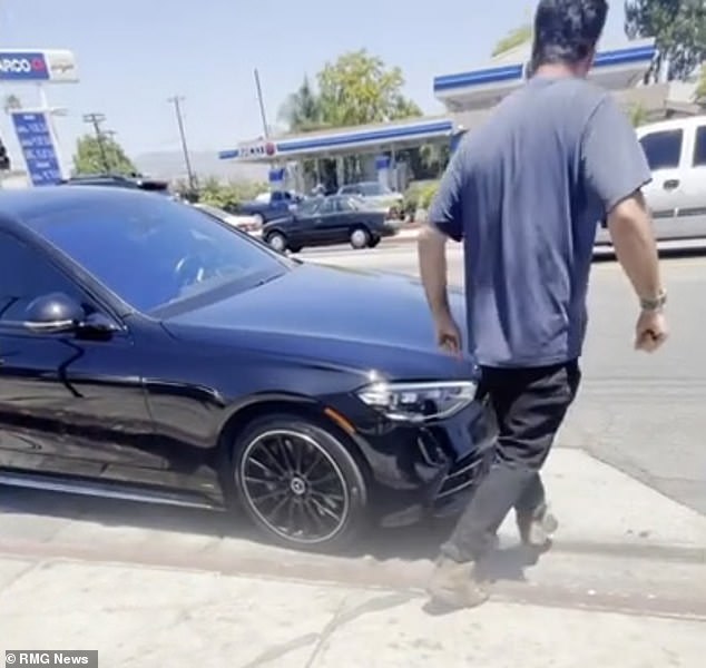 The car itself costs just over $146,000 and was purchased just over a year ago from a dealer in Southern California, a vehicle history report shows.