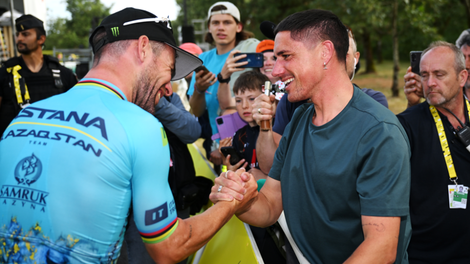 Mark Cavendish and Peter Kennaugh