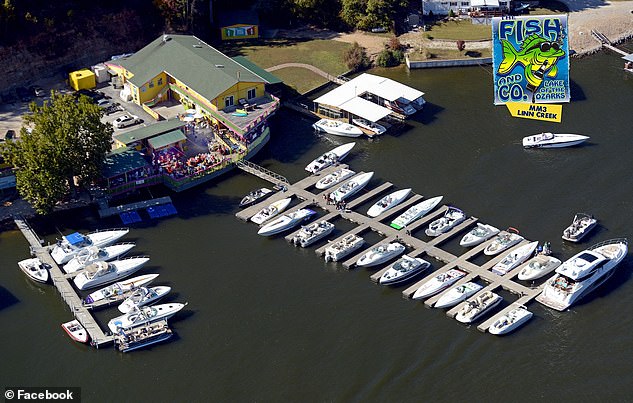 Meanwhile, police are treating it as a case of misdemeanor assault, despite the dangers the single mother may have faced. Pictured here, the restaurant and pier where the altercation occurred