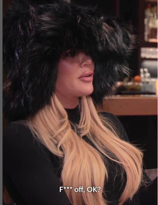 The family was having dinner in Aspen when Kendall tried to change the subject after Khloe Kardashian told Kris Jenner to fuck off when she tried to get her to stop talking to her daughter during a family dinner.