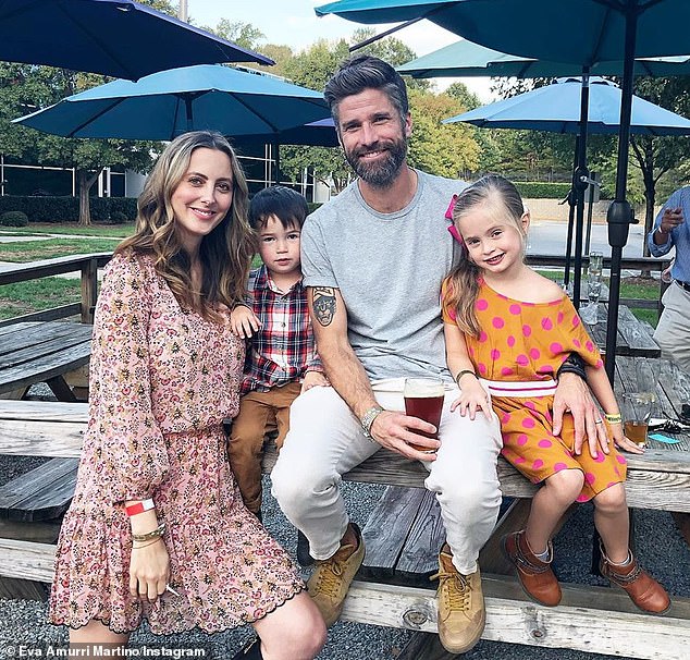 She is the mother of eight-year-old daughter Marlowe and four-year-old sons Major and Mateo from her nine-year marriage to former soccer star Kyle Martino, 43.