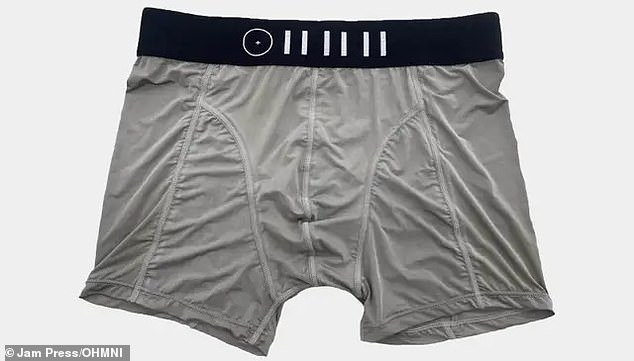 Another item the brand offers is the Protency Fitted Boxer (pictured), which is also made from its silver fabric and sells for $50.