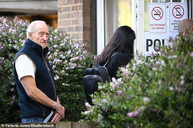 I was taking the opportunity to vote in the important general election which Labour is expected to win.