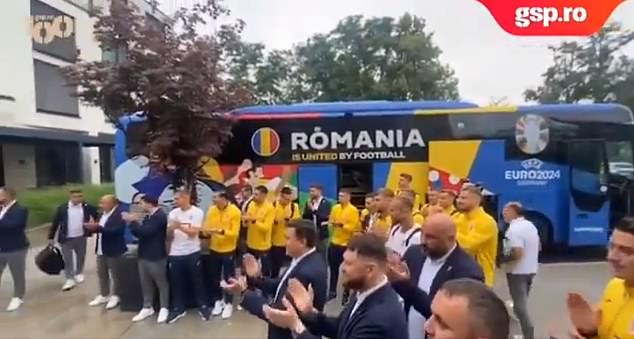 First-team players and staff stood and applauded after their elimination from Euro 2024