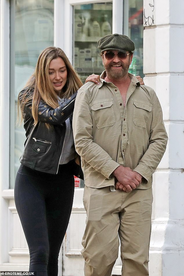 Penny showed affection and massaged Gerard's shoulders during their walk to the pub.