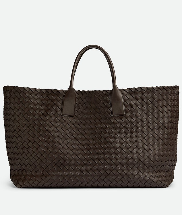 Maxi Cabat tote bag, £10,300, bottegaveneta.com