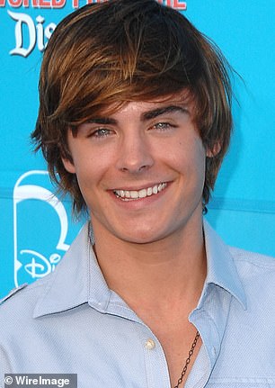 Zac (pictured in 2007) debuted his dramatic new look in 2021, attributing it to a bad fall that shattered his jaw.