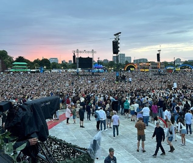 Thousands flocked to Hyde Park to hear the 'Last Night' singer perform