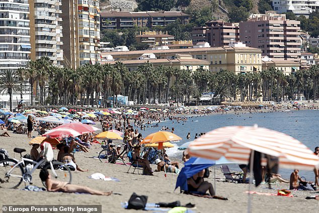 Councillors in the southern Spanish resort town have said bathers will face fines of up to €750 if they are caught doing so. 