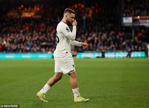 Shaw last played competitively for Manchester United in February when he injured his hamstring.