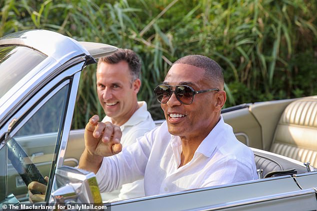 Don Lemon and his boyfriend, real estate broker Tim Malone, were spotted driving a vintage convertible to the highly anticipated fourth annual Bridgehampton party.