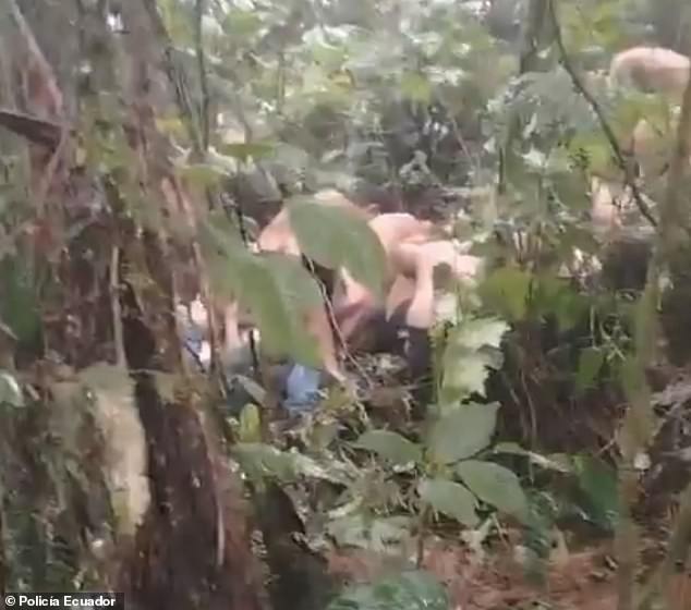 The hostages, 49 miners in total, were found kneeling in a makeshift camp set up by the Ecuadorian army after the latter had a shootout with members of Lobos, one of the most powerful criminal structures in the South American country.