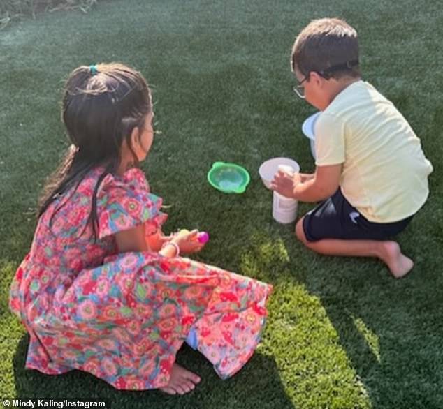 She let her fans in on the glorious Fourth of July she celebrated with her baby girl and two older children: daughter Katherine, six, and son Spencer, three.