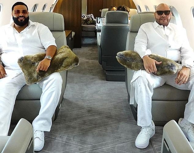 In a picture posted to Khaled's Instagram Story, he and Joe could be seen wearing matching outfits while on the plane, heading to Michael's party.