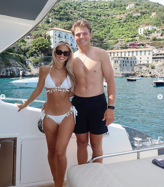 The couple shared photos of their Italian getaway on their respective Instagram pages.