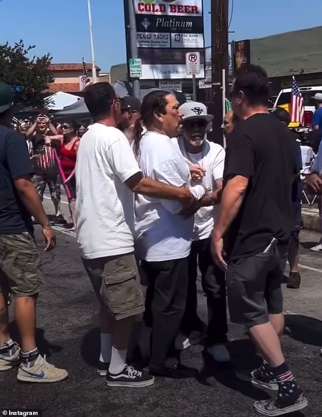 The fight only broke up when witnesses pulled Trejo away from the others in the fight.