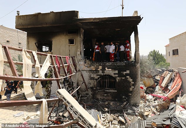 Search and rescue operations continue after at least seven Palestinians were killed in an Israeli attack on the Jenin refugee camp in the Gaza Strip on July 5, 2024.