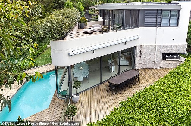 The couple live in the $8.75 million home on Sydney's North Shore.