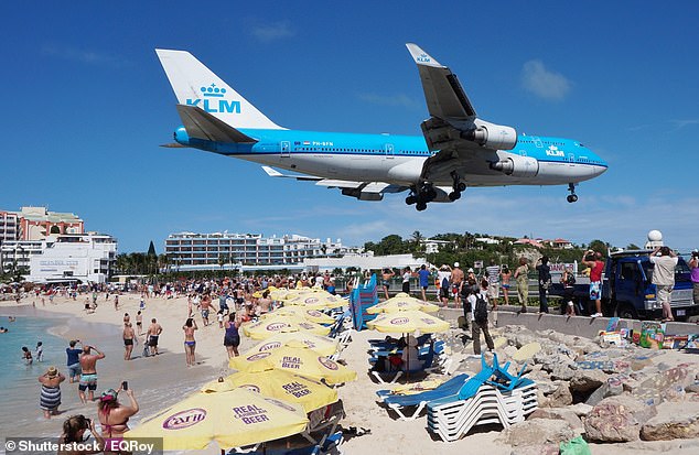 Unsuspecting tourists to Sint Maarten are in for a treat at Maho Bay, as the beach lies just below the flight path of Princess Juliana Airport.