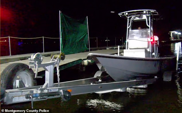 One of the vessels believed to have been involved in the drowning after being towed into dock.