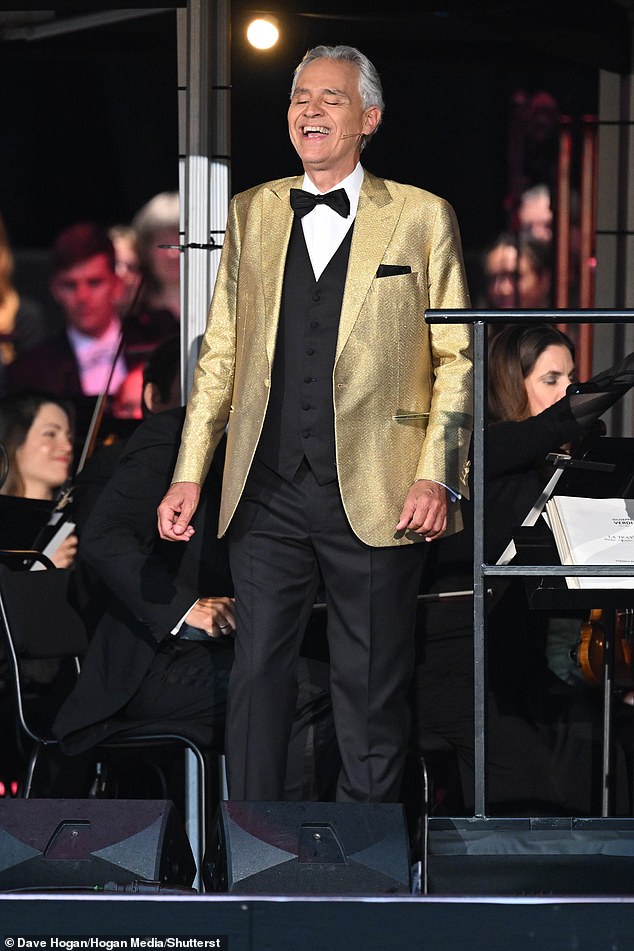 The main headliner at BST Hyde Park on Friday was Italian tenor and three-time Grammy Award winner Andrea Bocelli.