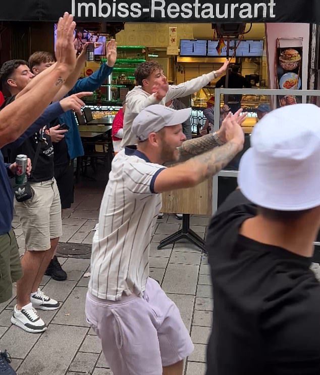 1720228975 636 England and Germany fans clashed in violent scenes in Dusseldorf