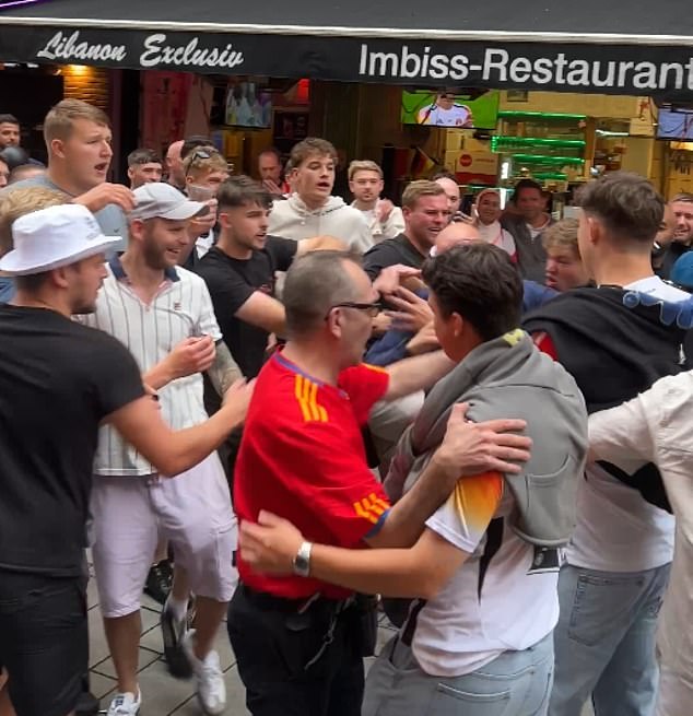 1720228976 999 England and Germany fans clashed in violent scenes in Dusseldorf