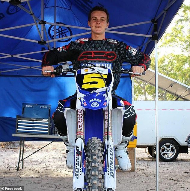 Mr Williams was a keen motocross rider and had won titles in his age group in Queensland.