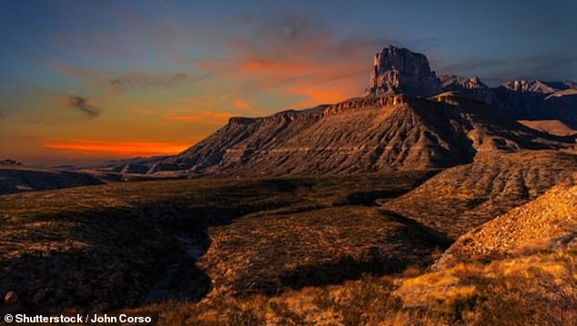 Guadalupe Mountains National Park has 31 hiking trails near mountains and deserts, and the park itself is home to the four highest peaks in Texas.