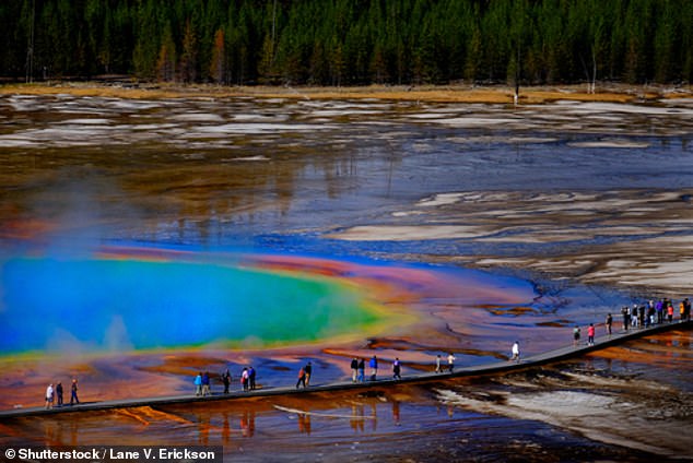 Yellowstone National Park in Wyoming, Montana and Idaho received more than five million visitors last year alone.