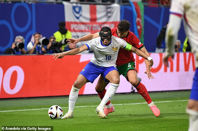 The striker has struggled at Euro 2024, with France yet to score a goal from open play in the tournament.